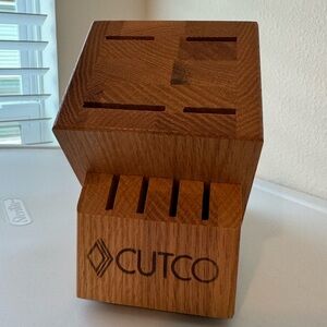 Cutco - 8-slot Wooden Knife Block - BRAND NEW
